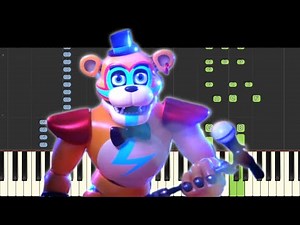 Five Nights at Freddy's: Security Breach - Freddy and the Gang! Piano Tutorial
