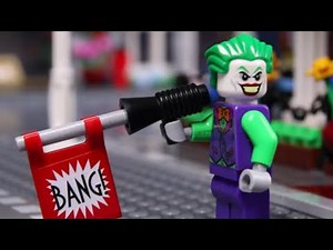 LEGO Joker Destroys Batmobile! STOP MOTION LEGO Batman Car Build | LEGO Batman | Billy Bricks