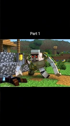 👆FULL HD VIDEO (part1) minecraft iron golem vs pillagers #minecraft #minecraftsurvival