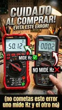 A mistake you absolutely mustn't make! With multimeters! 🤯❌