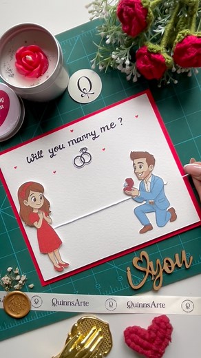 71K views · 542 reactions | DIY Card idea for Proposal♥️ #diy | Quinns Arte | Facebook