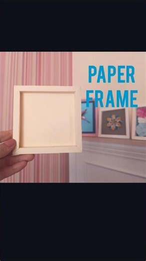 paper frame tutorial #paperframe#papercraft #diy#artandcraft #photoframe