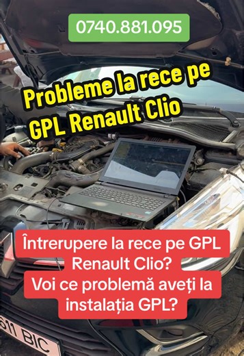 Probleme la rece pe GPL la Renault Clio