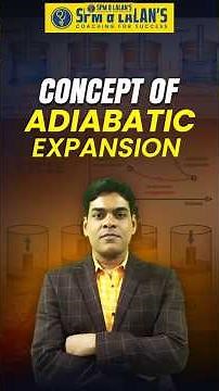 Adiabatic Expansion Explained in Seconds! | Thermodynamics Made Simple | SPM & LALAN'S |