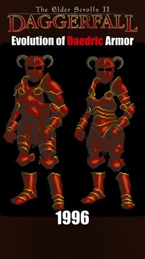 Evolution of Daedric Armor in Elder Scrolls Series