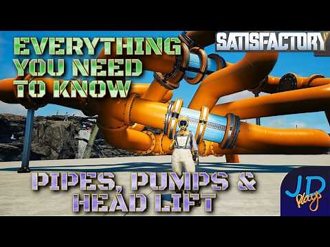 Pipes, Pumps, Spaghetti and Head Everything you Need to know 🏭 Satisfactory ⚒️ Tutorial, Walkthrough