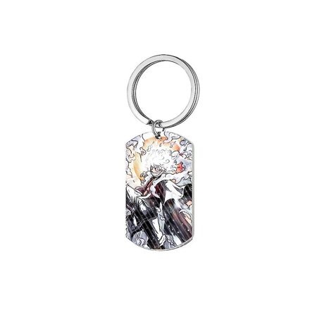 Military brand stainless steel titanium steel keychain with color printing of five-speed ghost beast Nika Form One Piece Lufei Human Fruit - Walmart.ca