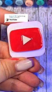 YouTube Logo Printed & Painted #logo #logodesign