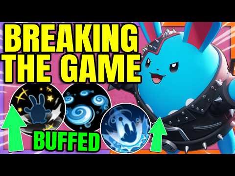 BUFFED WHIRPOOL + PLAY ROUGH AZUMARILL is TAKING over RANKED already | Pokemon Unite