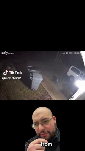 Eerie Figure Caught on Home Security Camera