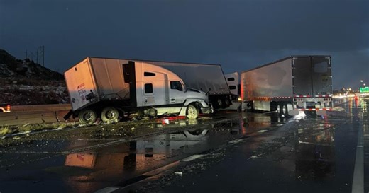 Multiple crashes force shutdown of I-15 and I-80 in Salt Lake Valley