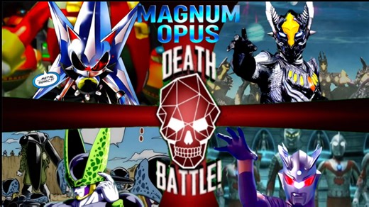 【生死决斗同人】杰出作品·终极兵器争霸战 （金属索尼克、究极人造人沙鲁、宇宙恐魔人杰特、黑暗洛普斯0号机）