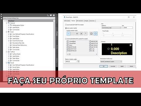 Aprenda a fazer seu próprio template no Civil 3D - Lecius Prado
