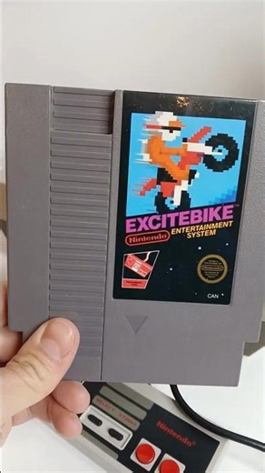 NES Excite Bike Part1 - CRT JIL Concerto - #retrogaming #nintendo