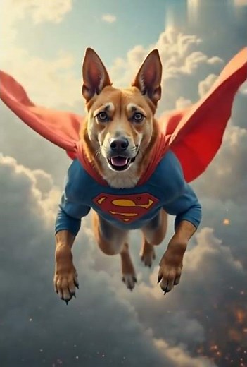 Super dog.#superman trailer 2025 #dccomics #superdogs #dog