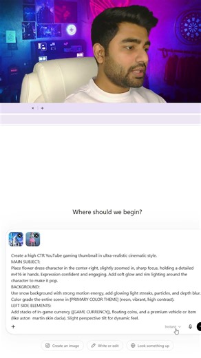 BGMI Thumbnails in 1 Click 😱