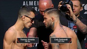 Coby Garbrandt x Thomas Almeida passam pela pesagem do UFC Almeida x Garbrandt
