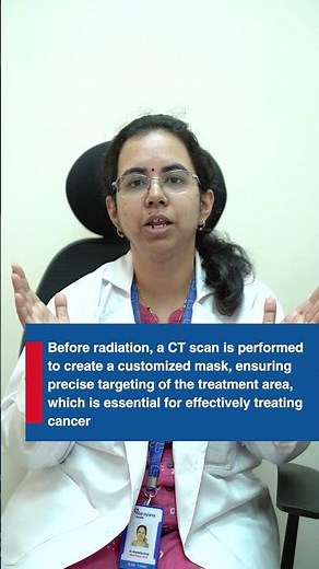 CT Scan and Mask in Radiation Therapy for Precision