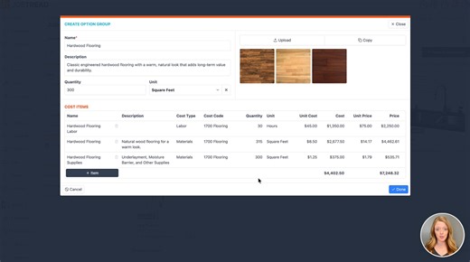 Selection Option Groups