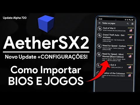 AetherSX2 PS2 Emulator | Como Importar BIOS e JOGOS! | NOVA CONFIGURAÇÃO!