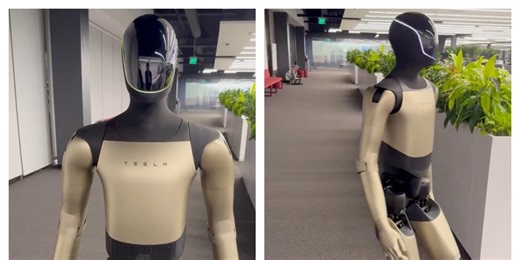 Tesla's Next-Generation Golden Optimus Prototype Emerges?