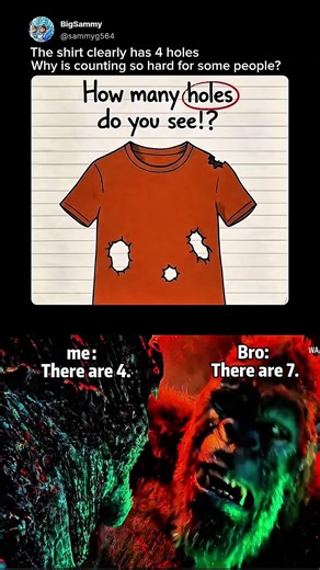 How many holes did you see?#dublagem