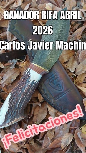 felicitaciones al ganador y gracias a @victortallerbushcraft442 por el honor