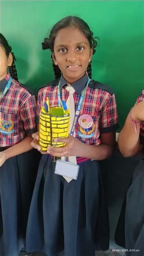 Science borewell working models done by students #sanmariahighschool #scienceexperiment