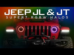 Unveiling the Morimoto Super7 RGBW Halo System | Elevate Your Jeep JL/JT Headlights! 💡