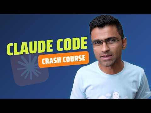 Claude Code Crash Course for Beginners | Build an App