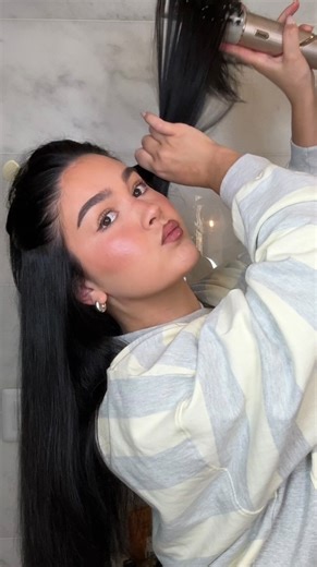 Madi Bernard on Instagram: "my in-depth hair routine + pin curls tutorial 🖤 #hairinspo #hairtok #reels #fyp #pincurls #hairtutorial #curls #howto #hairforbeginners"