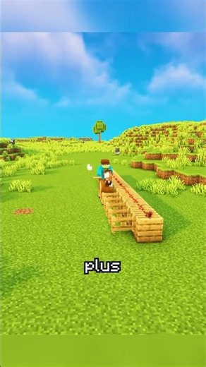 The FASTEST Horse in Minecraft 🐎 (trick) ! #Shorts #Minecraft #Tutorial