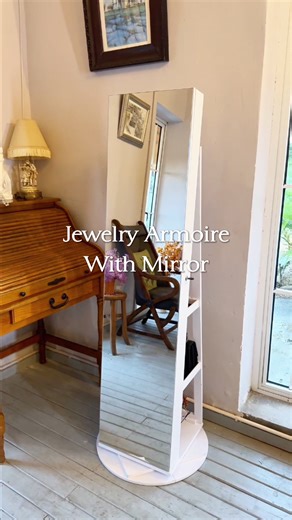 Shoptemu on Instagram: "Store and admire your collection in one spot! 💎 Full-length mirror, LED lights, and lockable drawers for all your pieces. 🔍 Find it at https://temu.to/m/gz9r40gh9oz or with this code fdt8848. #Temu #Storage"