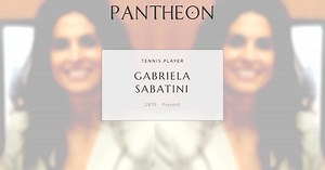 Gabriela Sabatini Biography | Pantheon