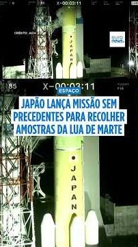 Japão lança missão inédita para recolher amostras da lua Fobos de Marte