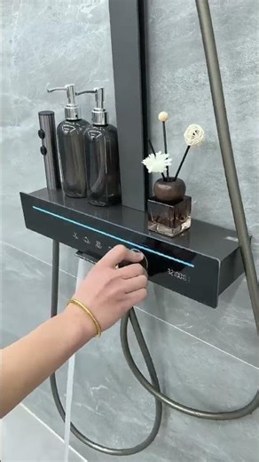 Modern Matte Black Rainfall Shower System Review & Install – Digital Control Luxury bathroom set