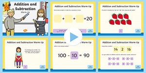 Year 2 Addition and Subtraction Maths Warm-Up PowerPoint