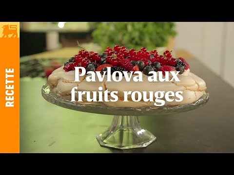 Pavlova aux fruits rouges