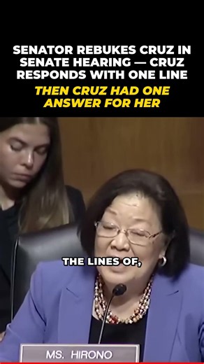 Senator Tells Cruz 'Stop Lecturing Us' — His Response Was Instant #Shorts