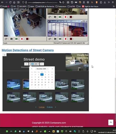 #ContaCam#Logiciel de vidéo surveillance gratuit 👁️