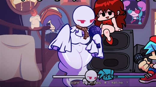 这个幽灵居然是个男的逆天FNF优质模组Vs Oruta : NEW LAST UPDATE