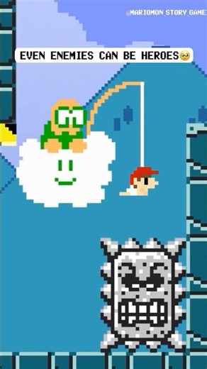 Even Enemies Can Be Heroes with Tiny Mario #shorts #supermario #mario