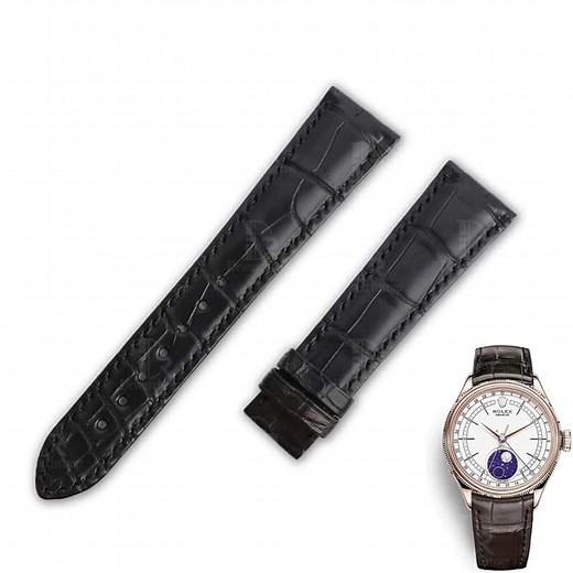 Genuine Alligator Rolex Cellini Strap Replacement | Drwatchstrap