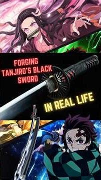 “What if Tanjiro’s Black Nichirin Sword was real? 🗡️🔥 #DemonSlayer #NichirinSword #Shorts”