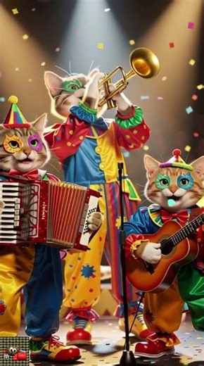 Les Chats Clowns Sont en Piste
