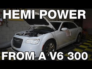 Boosted Chrysler 300 V6 makes HEMI POWER!