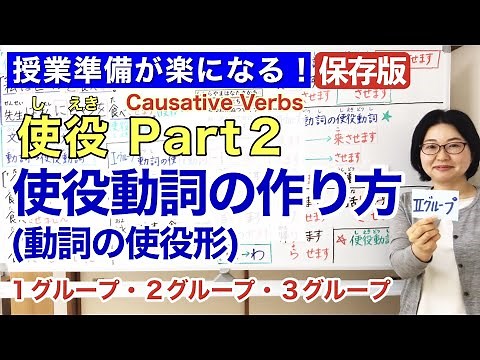 Japanese Causative Verb form Part 2【Learn or Teach Japanese grammar】Minna no Nihongo 48 [170]
