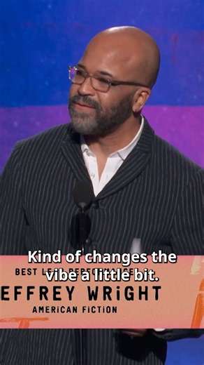 2.6K views · 37 reactions | Jeffrey Wright after winning Best Lead Performance at the @filmindependent Spirit Awards for his role in American Fiction  Other notable winners: BEST FEATURE: Past Lives BEST DIRECTOR: Celine Song (Past Lives) BEST SCREENPLAY: Cord Jefferson (American Fiction) BEST SUPPORTING PERFORMANCE: Da’Vine Joy Randolph (The Holdovers) #JeffreyWright #AmericanFiction #Movies #Batman #CordJefferson #Oscars | Screen Off Script | Facebook