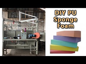 Manufacturing Process Of Polyurethane PU Sponge Foam Machine