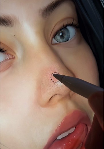 Real skin texture brushes , link in bio ☺️♥️#procreate #art #digitalart #tiktokartist